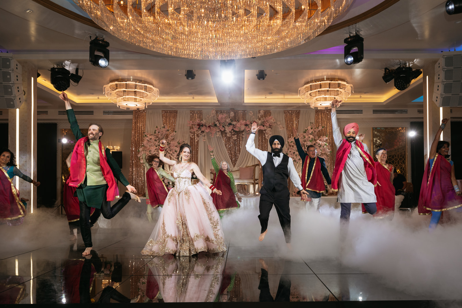 Bhangra dance performance